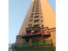 匯洋吊籃施工現場