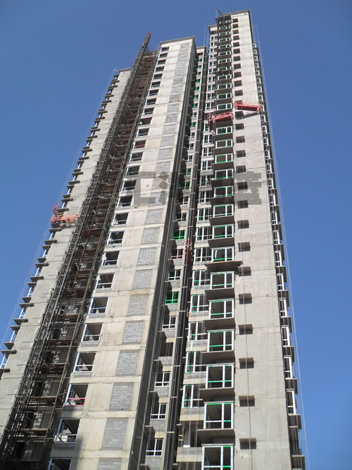 匯洋吊籃施工現場